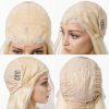 Blonde 613 Lace Front Wigs Human Hair Tobeaper Beauty-3