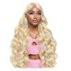 Blonde 613 Lace Front Wigs Human Hair Tobeaper Beauty-1