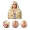 Blonde 613 Lace Front Wigs Human Hair Tobeaper Beauty-2