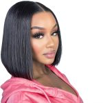 Glueless Wigs Human Hair Bob Straight-0