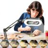 12X Magnifying Lamp with Light YX-35-4