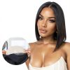 Glueless Wigs Human Hair Bob Straight-2