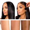 Straight Human Hair Lace Front Wig Cllok 22‑36-4