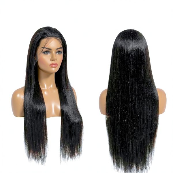 Brazilian Virgin Straight Lace Front Wigs Human Hair-7