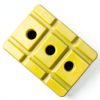 Plastic Cricket Stumps FORTRESS Yellow Durable Set-2