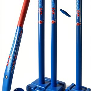 Bratla Kids Cricket Set Plastic Bat Wind Ball Stumps-0