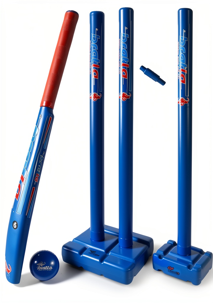 Bratla Kids Cricket Set in action