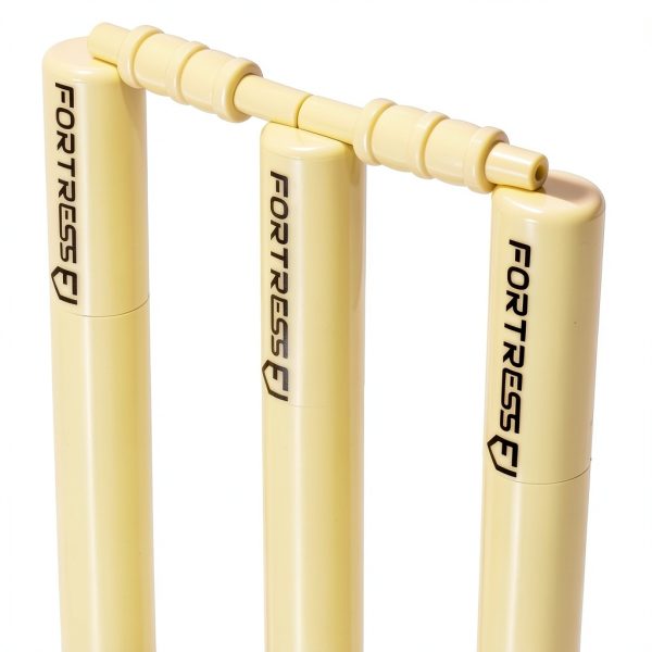 Plastic Cricket Stumps FORTRESS Yellow Durable Set-1