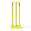 Plastic Cricket Stumps FORTRESS Yellow Durable Set-0