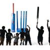 Bratla Kids Cricket Set Plastic Bat Wind Ball Stumps-2