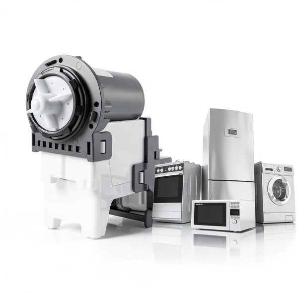 OEM DC31-00187A Washer Drain Pump Motor by Techecook 80W White Grey-6