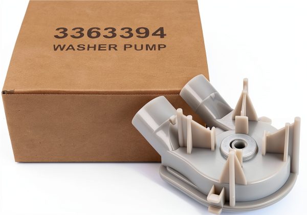 Washing Machine Pump AMI PARTS 3363394 Exact Fit for Whirlpool Kenmore-4