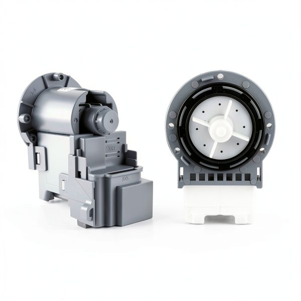 OEM DC31-00187A Washer Drain Pump Motor by Techecook 80W White Grey-1
