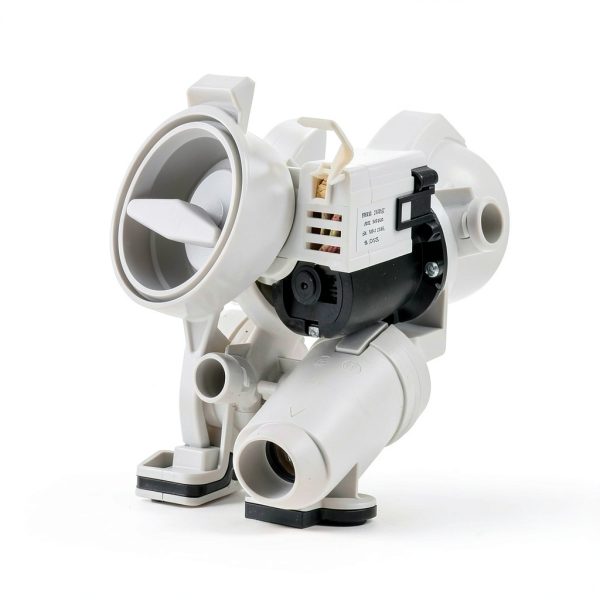 BlueStars Washer Drain Pump W10130913 45L/min Flow ABS Plastic 120V-6
