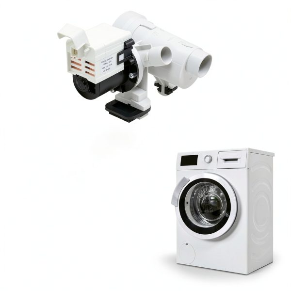 BlueStars Washer Drain Pump W10130913 45L/min Flow ABS Plastic 120V-4
