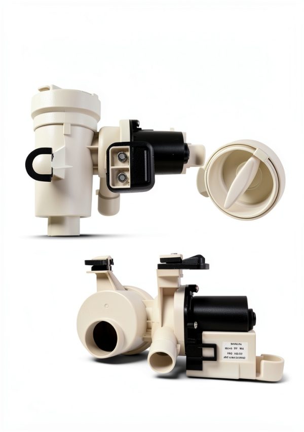 Washer Drain Pump Beaquicy WPW10730972 W10130913 120V Plastic Durable-3