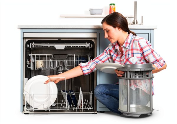 Dishwasher Filter W10872845 APPLIANCEMATES for Whirlpool KitchenAid-5