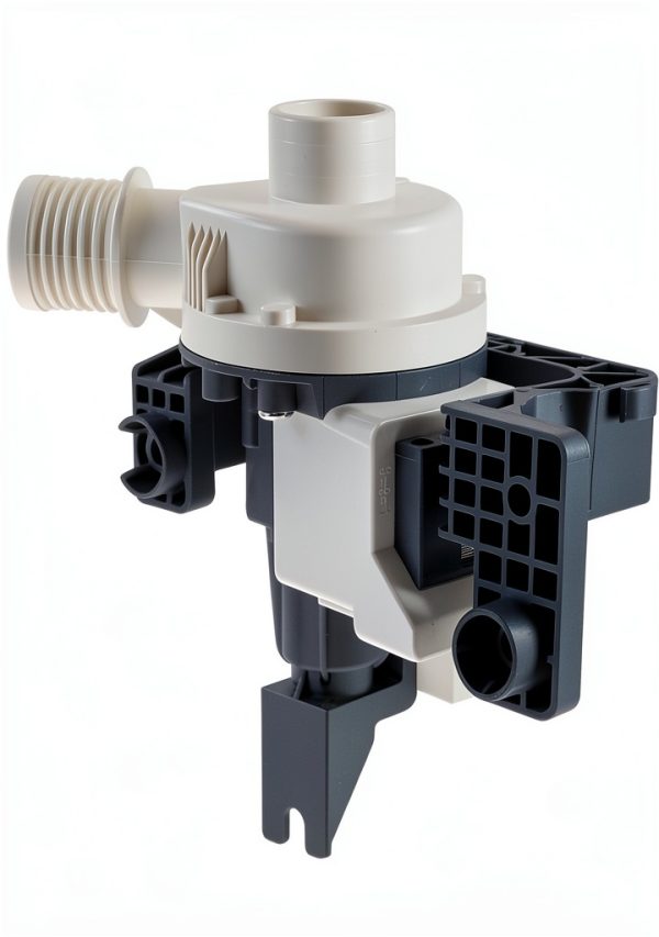 AMI PARTS W10876600 Washer Pump Grey/White Drain Pump for Whirlpool-0