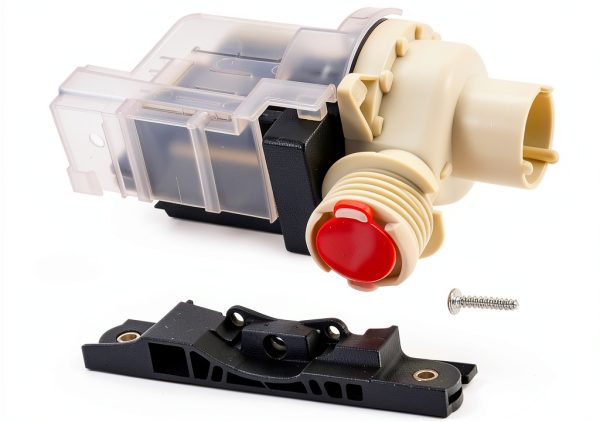 Washer Drain Pump Techecook 137221600 fits Kenmore Frigidaire front-0