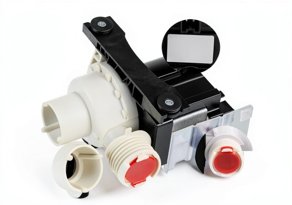 Washer Drain Pump Techecook 137221600 fits Kenmore Frigidaire front-1