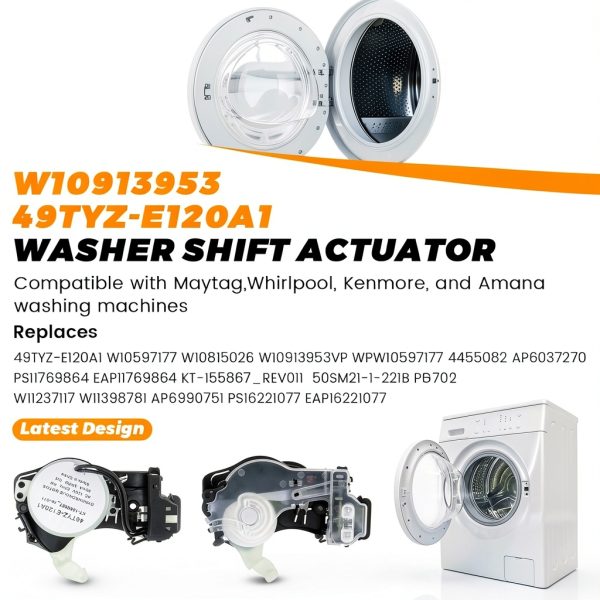 Washer Shift Actuator Blutoget W10913953 for Whirlpool Kenmore-2