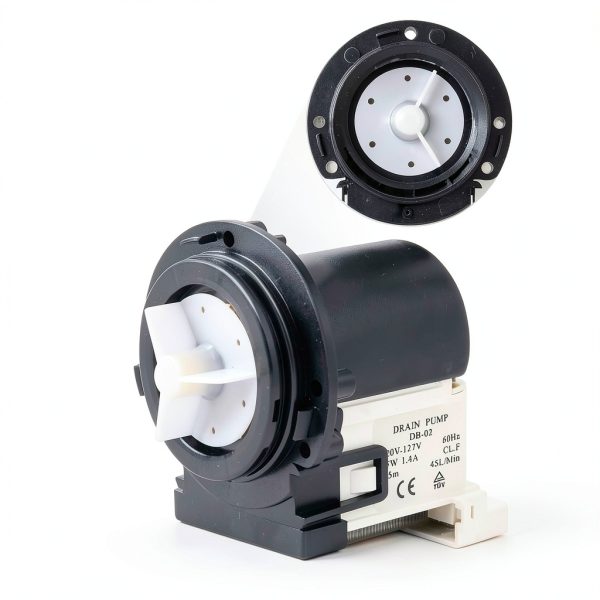 Washer Drain Pump Motor Seentech 4681EA2001T Copper/Steel Build-4
